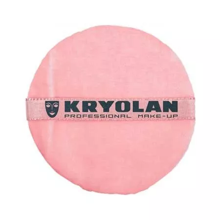 Kryolan, puszek do pudru, różowy