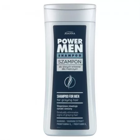 Joanna Power Men Szampon do siwych włosów dla mężczyzn 200 ml