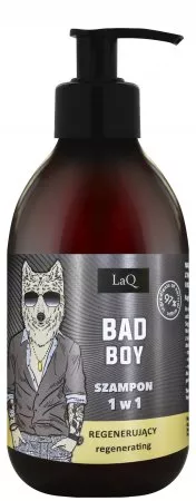 LaQ Bad Boy, szampon regenerujący 1w1 (edycja limitowana), 300ml