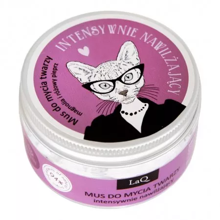 LaQ Kicia Magnolia, mus do mycia twarzy, 100ml