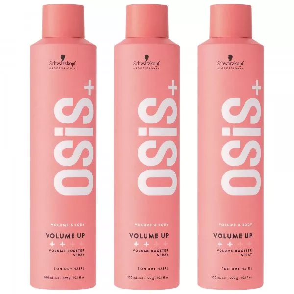 Schwarzkopf OSIS+ Volume Up, spray dodający objętości, wielopak, 3x300ml