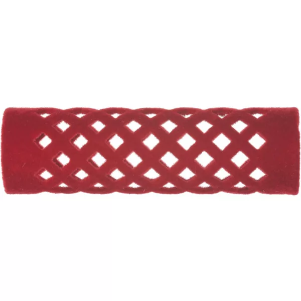 Efalock Flocked Curler, wałki metalowe flokowane 65mm/18mm czerwone 12szt., ref. 14100824