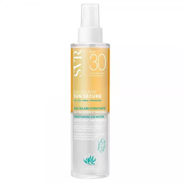 SVR Sun Secure Eau Solaire SPF30 odświeżająca woda w sprayu 200ml