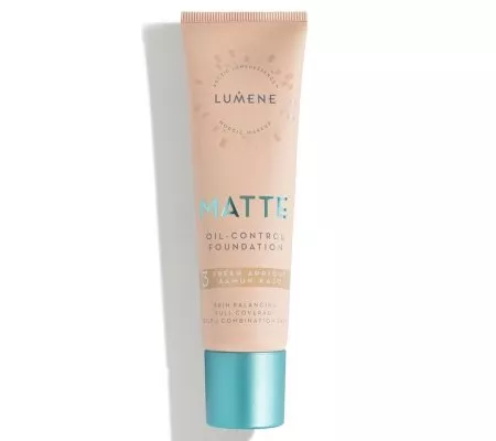 Lumene, podkład matujący, MATTE 3 Fresh Apricot
