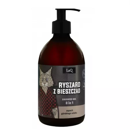 LaQ, Ryszard z Bieszczad, czarny żel pod prysznic, 500ml
