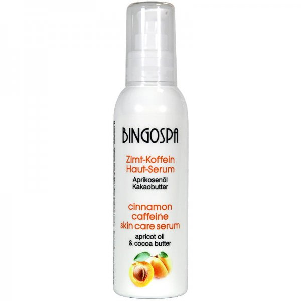 BingoSpa Cynamonowo-kofeinowe serum z olejem morelowym i masłem kakaowym 135g
