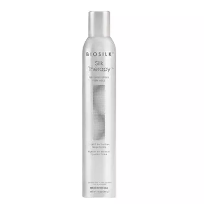 Biosilk Silk Therapy Finishing Spray Firm Hold, bardzo mocny lakier do włosów z jedwabiem, 284g