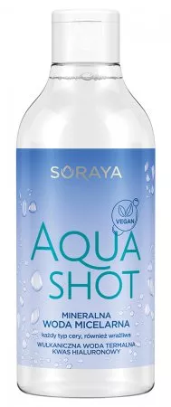 Soraya Aquashot, Mineralna woda micelarna, 400ml