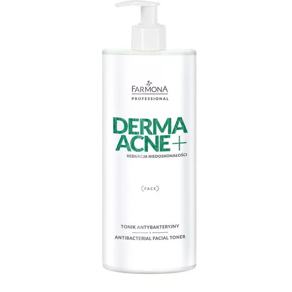 Farmona Professional Derma Acne+, Tonik antybakteryjny, 500ml - data ważności (6.2026)