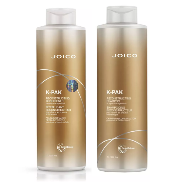 Joico K-Pak, zestaw XL regenerujący do włosów zniszczonych, szampon + odżywka