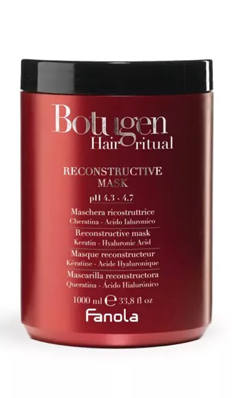 Fanola Botugen Reconstructive, maska rekonstruująca do włosów zniszczonych i łamliwych, 1000ml