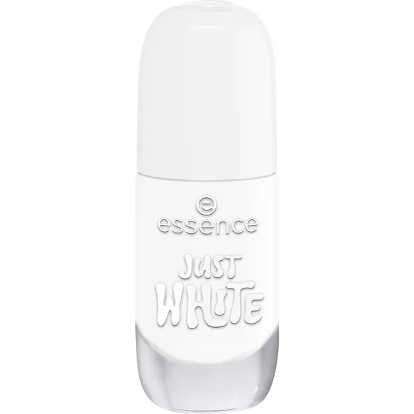 Essence Gel Nail Polish, lakier do paznokci, 33 Just White, 8ml