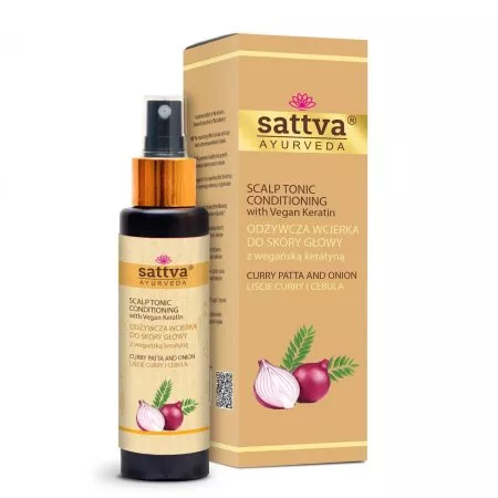 Sattva Scalp Tonic wcierka do włosów Curry Patta & Onion 100ml