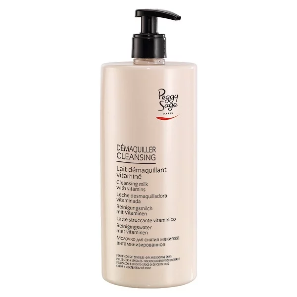 Peggy Sage mleczko do demakijażu z witaminami, 1000ml, ref. 400005