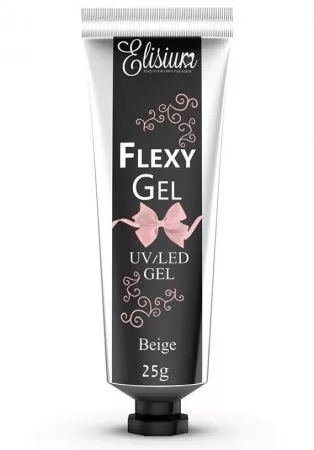 Elisium, żel do przedłużania paznokci Flexygel Cover Beige, 25 g