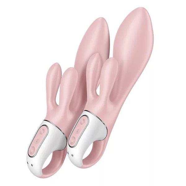 Satisfyer Air Pump Bunny 3 wibrator typu króliczek Rose