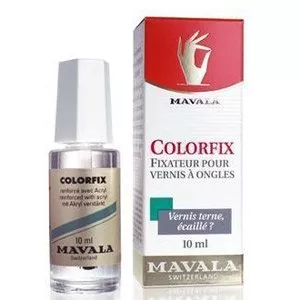 Mavala Colorfix, bezbarwny utwardzacz lakieru z akrylem, 10ml