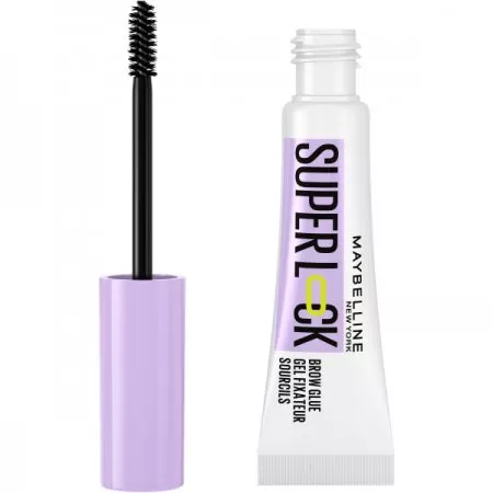 Maybelline New York Super Lock 24H Clear Brow Glue, żel do stylizacji brwi, przezroczysty, 7ml
