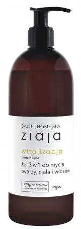 Ziaja Baltic Home Spa Witalizacja, żel do mycia ciała i włosów 3w1, 500ml