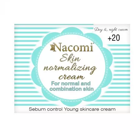 Nacomi, krem normalizujący 20+, 50ml