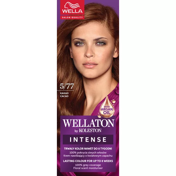 Wella Wellaton, farba do włosów, Kakao, 5/77, 100ml