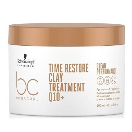Schwarzkopf BC Time Restore, maska glinkowa do włosów dojrzałych, 500ml