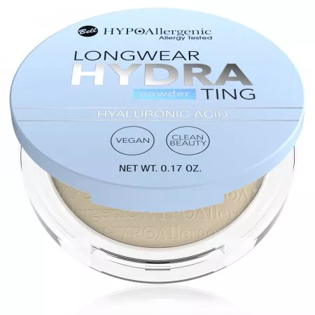 Bell HYPO Longwear Hydrating Powder, puder z kwasem hialuronowym, 5g