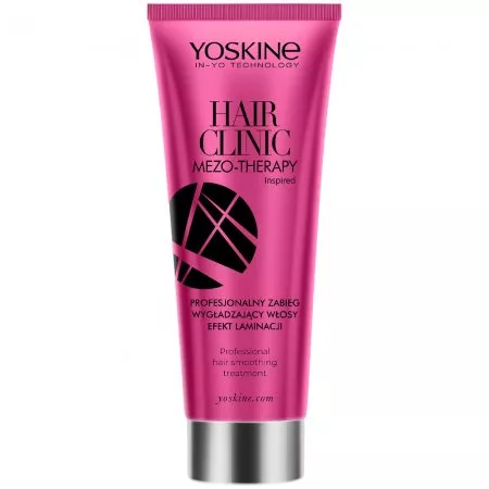 Yoskine Hair Clinic Mezo-Therapy profesjonalny zabieg wygładzający włosy - efekt laminacji 200ml