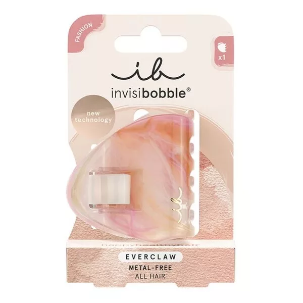 Invisibobble Everclaw Fashion klamra do włosów Pink Blossom M 1szt