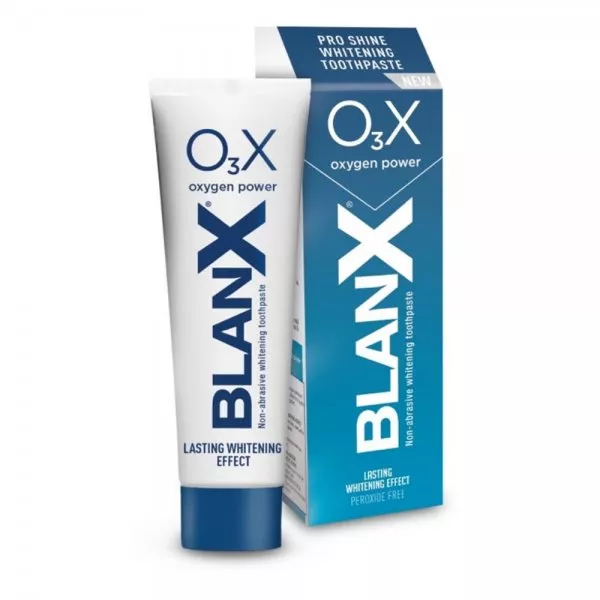 BlanX O3X Pro Shine Whitening Toothpaste wybielająca pasta do zębów z aktywnym tlenem 75ml