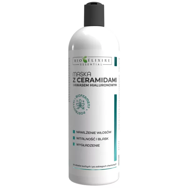 Bioelixire, arganowa maska nawilżająca z kwasem hialuronowym, 500ml
