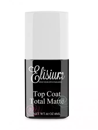Elisium, baza pod lakiery hybrydowe Top Coat Total Matte, 9g