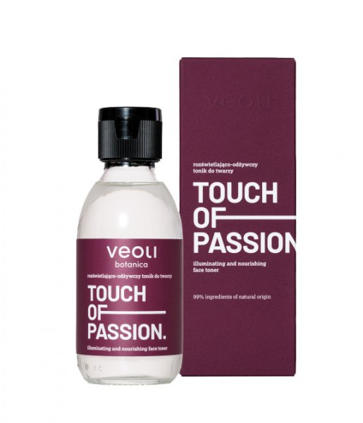 Veoli Botanica Touch of Passion, rozświetlająco-odżywczy tonik do twarzy, 150ml
