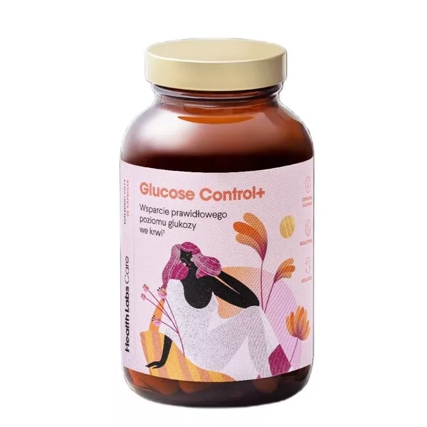 HealthLabs Glucose Control+ suplement diety 90 kapsułek