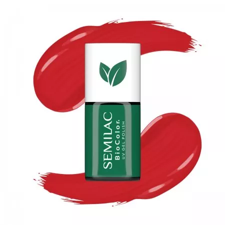 Semilac Bio Color, 719 Red Cranberries, lakier hybrydowy, 7ml