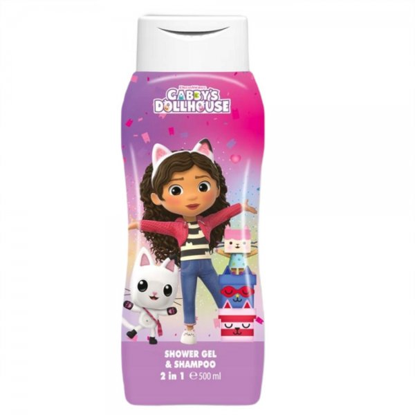 Air-Val Gabby's Dollhouse żel pod prysznic i szampon dla dzieci 2w1 500ml