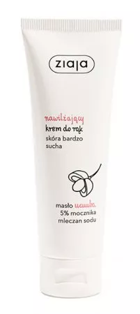 Ziaja, nawilżający krem do rąk, masło ucuuba 5% mocznika, 80ml