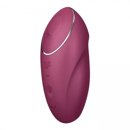 Satisfyer Tap &amp; Climax 1 wibrator nakładany z funkcją stukania Red