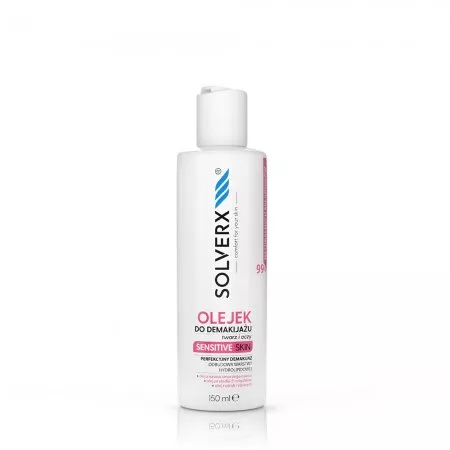 Solverx Sensitive Skin for Women olejek do demakijażu twarzy i oczu skóra wrażliwa i naczynkowa 150ml