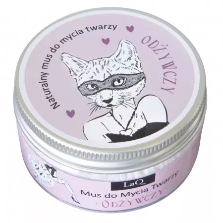 LaQ, odżywczy mus do mycia twarzy - Kocica, 100ml
