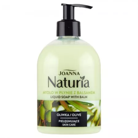 Joanna Naturia Mydło w płynie z balsamem oliwka 500 ml