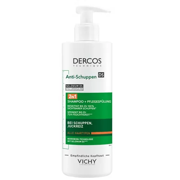 Vichy Dercos szampon przeciwłupieżowy z odżywką 2w1 390ml