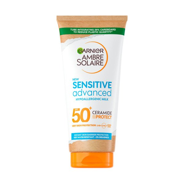 Garnier Ambre Solaire Sensitive Advanced hipoalergiczne mleczko ochronne do ciała SPF50+ 175ml