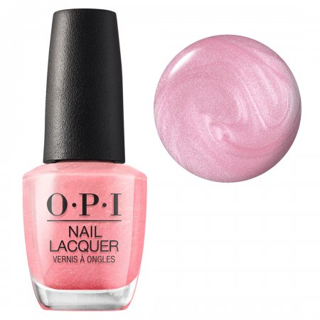 OPI Nail Lacquer, klasyczny lakier do paznokci, Princesses Rule ? NLR44, jasnoróżowy, 15ml