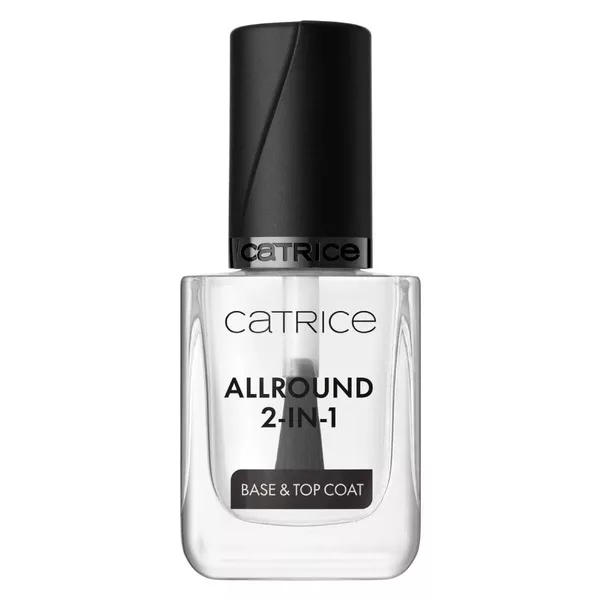 Catrice Allround 2-in-1 Base & Top Coat, baza i top do paznokci, 10.5ml
