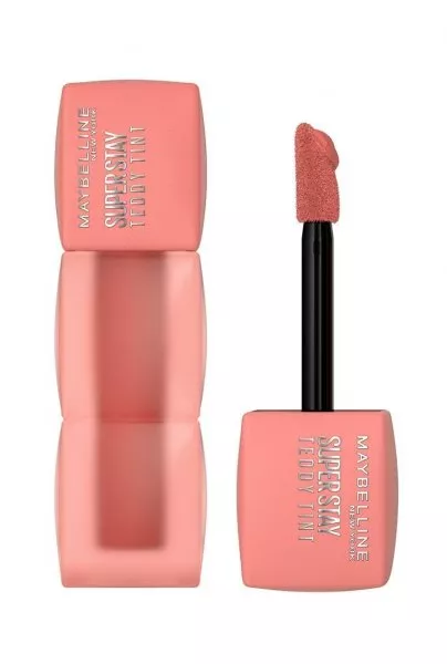Maybelline New York Teddy Tint, lip tint, pomadka do ust w płynie, 10 Current Mood, 4ml