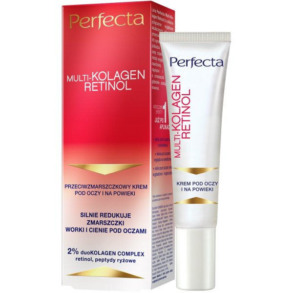 Perfecta Multi-Kolagen Retinol przeciwzmarszczkowy krem pod oczy i na powieki 15ml