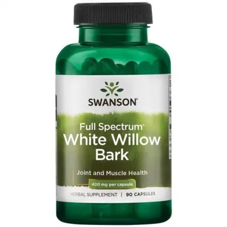 Swanson White willow bark 400mg 90kaps