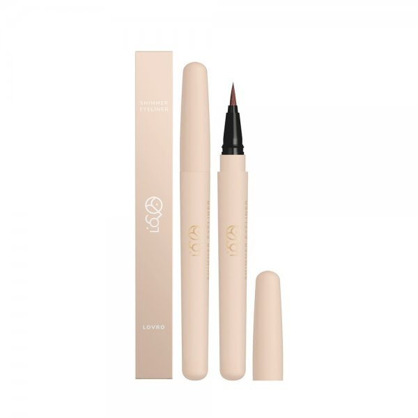 Lovro Shimmer Eyeliner błyszczący płynny eyeliner 01 Chocolate 0.6g