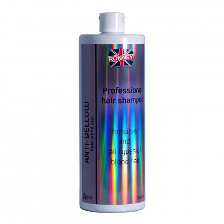 Ronney HoLo Shine Star, Szampon do włosów blond, rozjaśnianych i siwych, 1000ml
